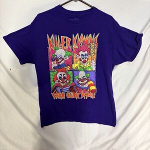 Killer Klowns from Outer Space 1988 Purple Graphic T-Shirt Men's Size L